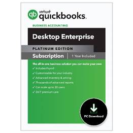 QuickBooks Enterprise Platinum 24.0 with DIY Payroll for up to 30 users with custom roles and permission not found in other desktop versions comes with automatic updates and upgrades, the Full-Service Plan which includes QuickBooks Priority Circle free U.S. based technical and product support including online training valued at $3,000 (users who are new to the software find this and the 30 videos useful), Open DataBase Connectivity or ODBC which can be used to import or export data using Excel, onsite backup for up to 100 GB, Advanced Reporting a 95 page Detailed User Guide and additional links to training and payroll, fully integrated Enhanced DIY Payroll (you enter employee time, prepare your paychecks, pay or record federal, state, and local taxes through the program, and file or record the forms and it is easy to do) with lower per EE fees than regular enhanced payroll (Monthly per EE fees for Enhanced Payroll are $3.00 for 1-9, $2.50 for 10-29, $1,50 for 30-99, $1.00 for 100-219, and $0 for over 220) instead of $7.00 per EE monthly and no additional fees like direct deposit for up to three EINs, EDI, Advanced Pricing based on specific customers, items, or vendors, Advanced Inventory (multiple warehouses or storage locations such as trucks and bins, lots or serial numbers but not both, the ability to turn on FIFO and enhanced receiving, and barcoding), use Android devices in warehouses, and Bill and PO workflows approval, landed cost, intercompany transactions, one user license of Field Service Management Software, a no monthly fee or minimum merchant account (if eligible), and e-Commerce Integration (optional fee).. You can also pay vendors directly to their bank account through payroll or the vendor center for an additional fee. If you want to use a Time Tracking program to track time, prevent buddy punching, and mileage, use this link. One version comes with geofencing. And of course, I service and train your staff in what I sell.